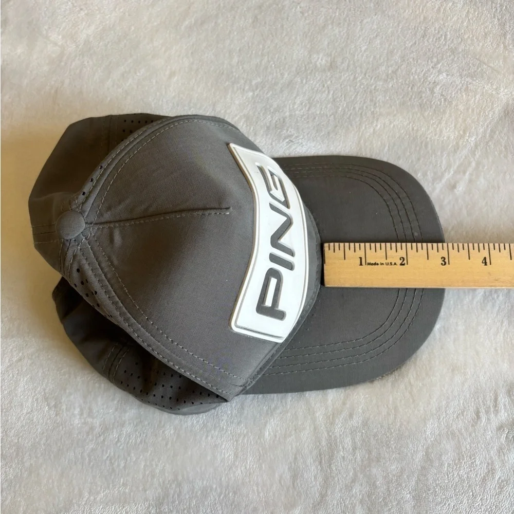 Ping Charcoal Cap with White Emblem Accessories
